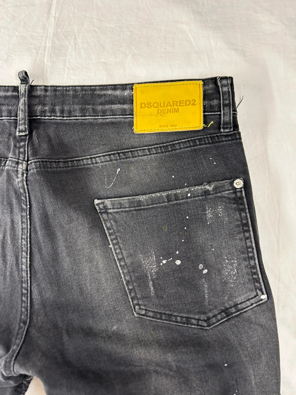 Jean rasgado preto dsquared2 tamanho 50 – photo 19